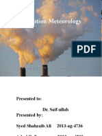 Air Pollution Meterology