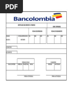 Cheque Bancolombia | PDF | Finanzas y dinero