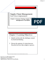 Supply Chain Management:: Chapter 3: Learning Objectives
