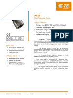 High Pressure Sensor: Specifications