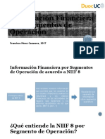 Información Financiera Por Segmentos de Operación