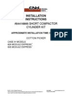 #84416865 SHORT COMPACTOR Cylinder Kit: Installation Instructions