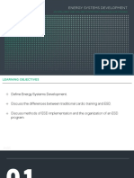 Energy Systems Development: An Intelligent and Scalable System For Cardiovascular Training