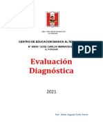 Evaluacion Diagnostica en Inglés CEBA