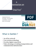 Presentation On: Daknet"