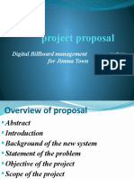 Project Proposal: Digital Billboard Management System For Jimma Town