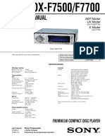 Service Manual: FM/MW/LW Compact Disc Player