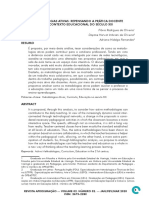 Metodologias Ativas: Repensando A Prática Docente No Contexto Educacional Do Século Xxi