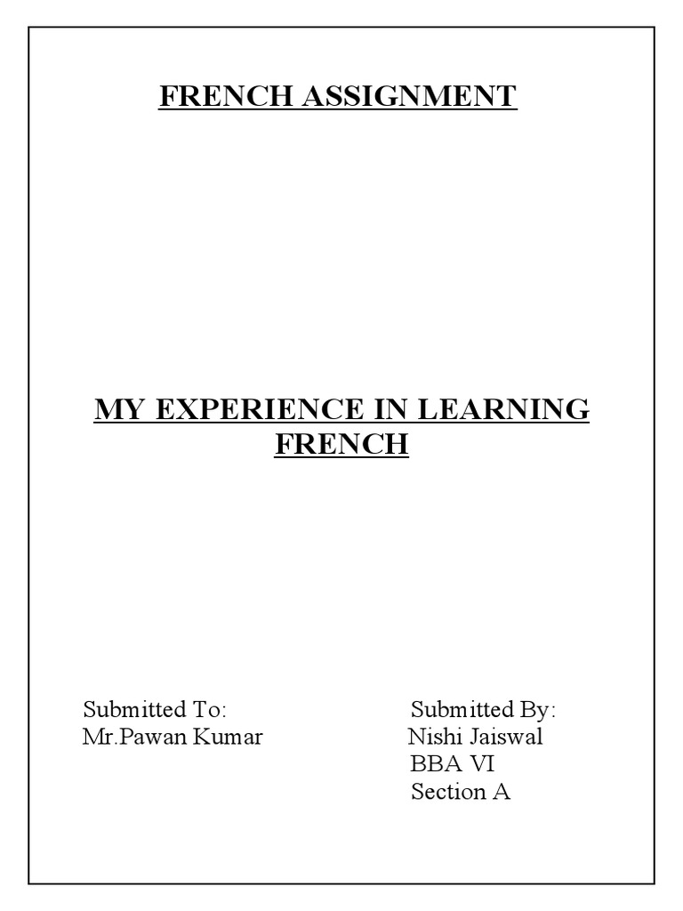 French | PDF | French Language | Linguistics