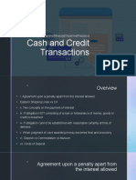 Cash and Credit Transactions: Group 3 (Mapano - Miranda - Olipernes - Pacpaco)