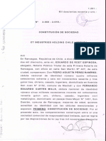 Escritura y Extracto CTI Ltda