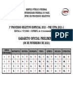 Gabarito Oficial Preliminar - Pse2021-1