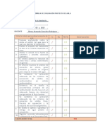 Rubrica de evaluación P. A