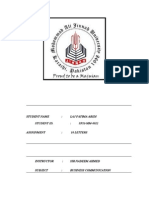 MCB Bank Letter about Opening Account