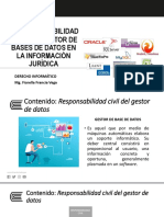 Sesión 4 - Responsabilidad Civil Del Gestor de Bases de Datos