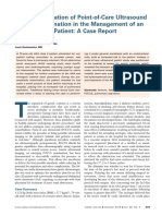 Clinical Application of Point of Care Ultrasound Gastric Examination in The Management of An Asa Class 3e Patient A Case Report
