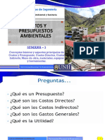 Semana 3 - Costos y Presupuestos