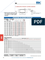 Straight Journal Bearings: Specifications and Ordering Information