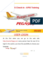 Pegasus DCS Check-In - APIS Training: Rev..01 - Rev..Date: 16.02.2016 TR-GO-008