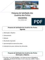 Apresentação PSU_Portos 2017 Pesquisa Antaq