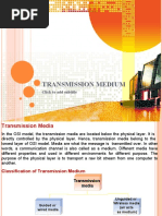 Transmission Medium: Click To Add Subtitle