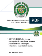 GRUPO No.5. ÁREA DE SEGURIDAD AMBIENTAL Y RECURSOS NATURALES