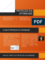 PROTEÇÃO DA INTIMIDADE