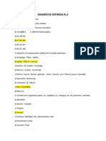 EXAMEN DE ENTRADA H.U: SISTEMAS DE ESCRITURA Y GUERRAS MUNDIALES