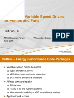 Motors and Variable Speed Drives For Pumps and Fans: Reid Hart, PE