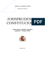 Jurisprudencia Constitucional septiembre-diciembre 2005