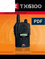 5 Watt Handheld UHF CB Radio: Instruction Manual