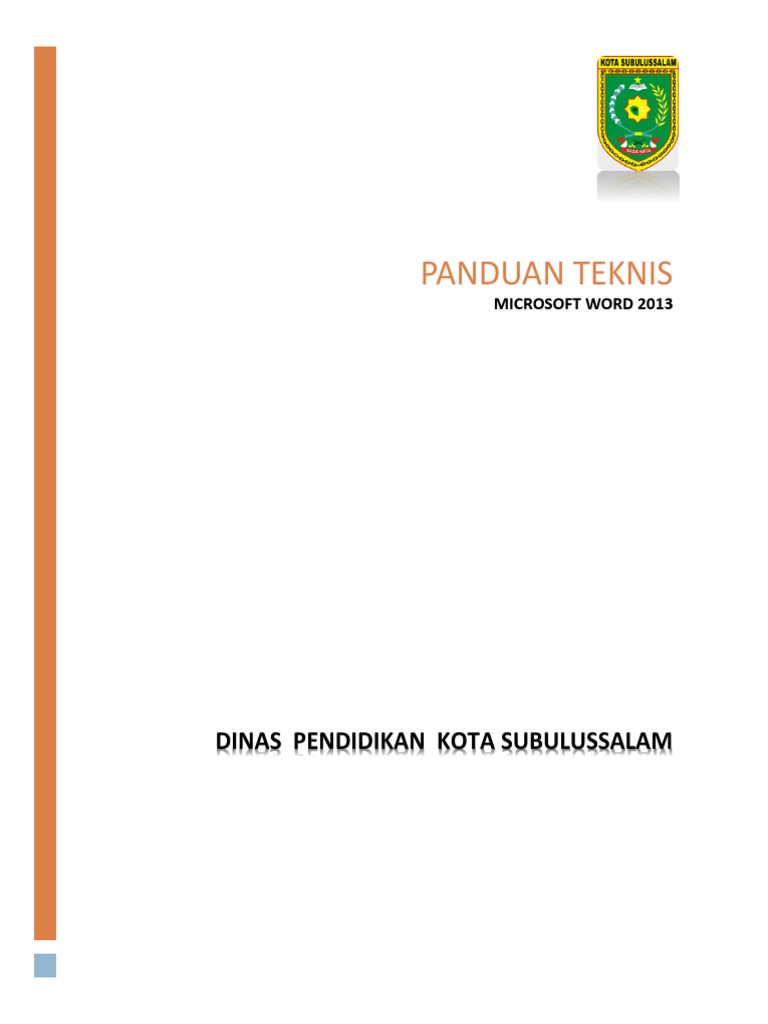 Modul Pelatihan Microsoft Word 2013 Pdf