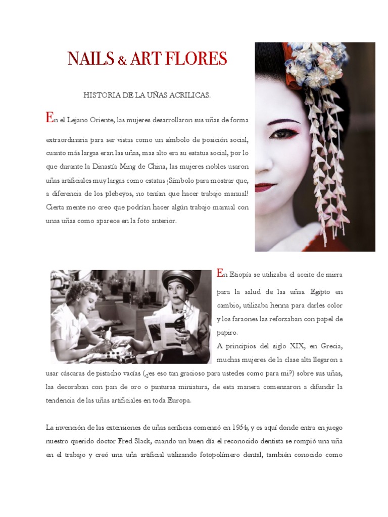 Historia de Las Uñas | PDF