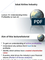 TSM09913 Global Airline Industry: Lecture 10: Understanding Airline Profitability (Or Lack Of)