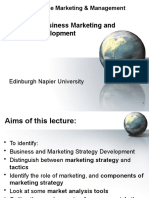 Lecture 6 Marketing and Strategy Development HK 2017 Student