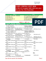 CHỐNG LIỆT MÔN HÓA 2020 - TYHH