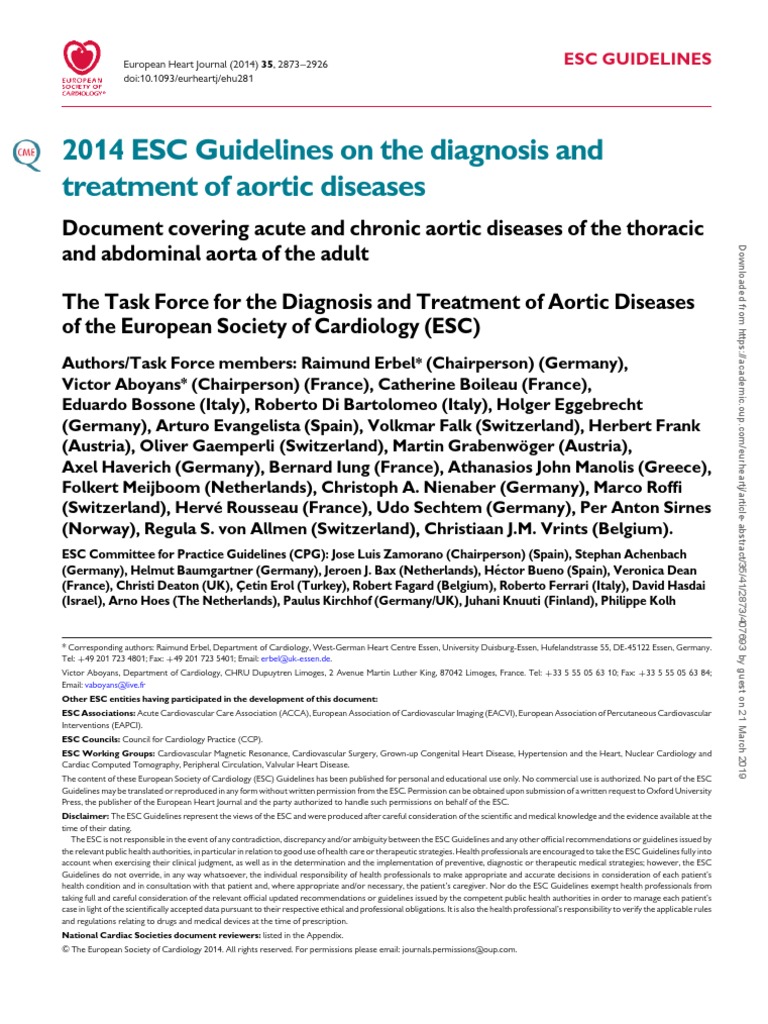 Acute Aortic Syndrome | PDF | Aorta | Cardiovascular System