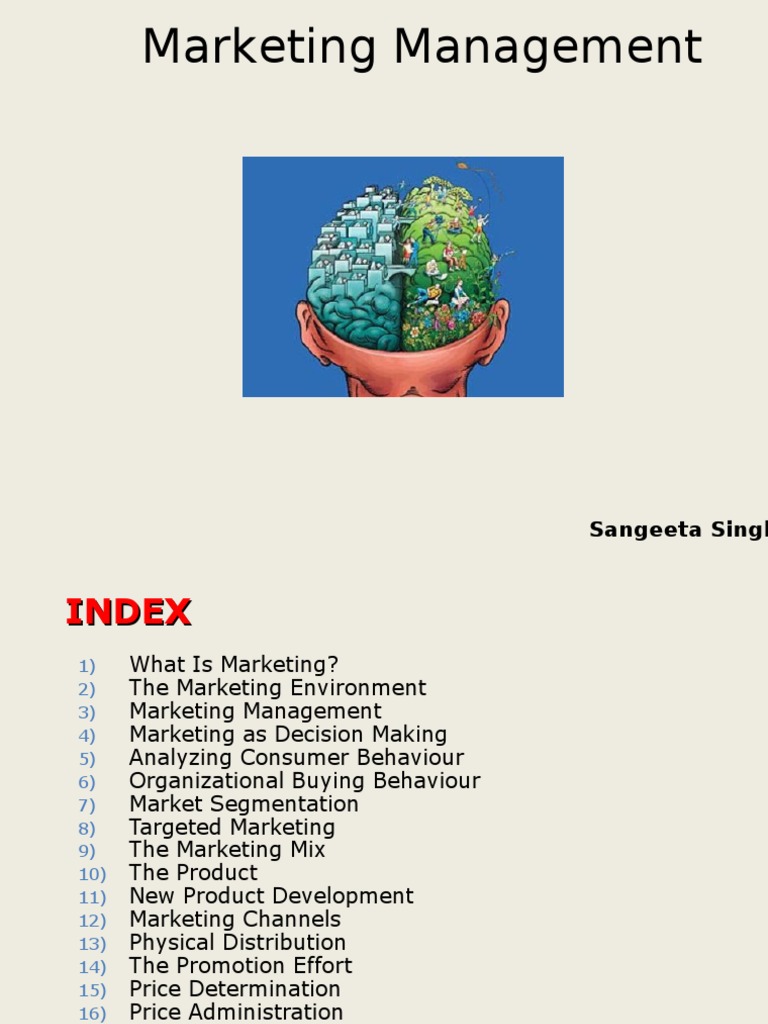 Comprehensive Guide to Marketing Management | PDF | Marketing Research ...