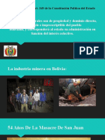 Diapositiva de La Industria en Bolivia
