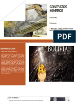 Diapositivas Contratos Mineros en Bolivia