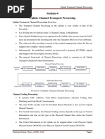 Uplink-Transport Channel Processing Overview