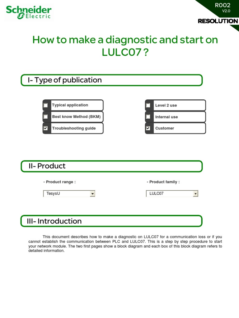 LULC07 Diagnostic and Setup Guide | PDF | Programmable Logic Controller ...