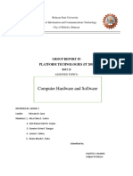 Computer Hardware and Software: Group Report in Platform Technologies (It 208)