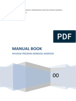 Manual Book Aplikasi Presensi Berbasis Android