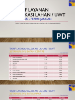 Tarif Layanan Alokasi Lahan (UWT) 20 Tahun Perpanjangan PDF Upload