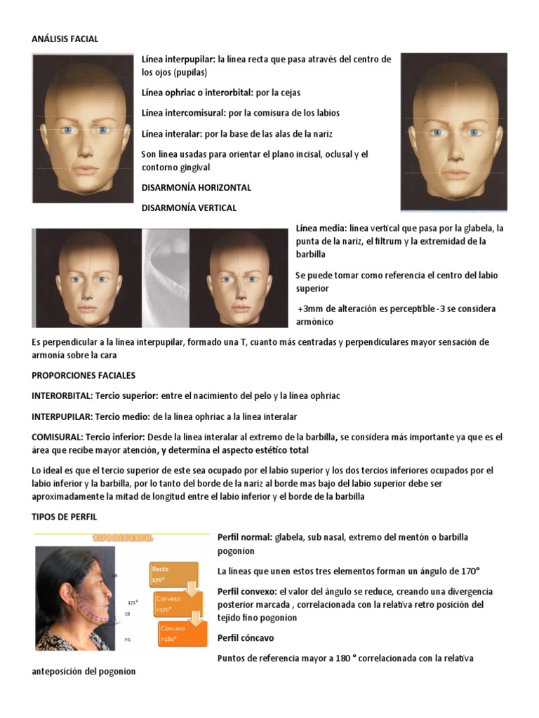Análisis Facial en Odontología | PDF | Boca | Ramas de Odontología