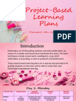 Project-Based Learning Plans: Discussant: John Lloyd L. Rimando