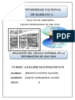 Aplicación Del Calculo Integral en La Ingeniería Civil