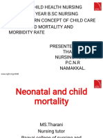 'Child Mortality and Morbidity