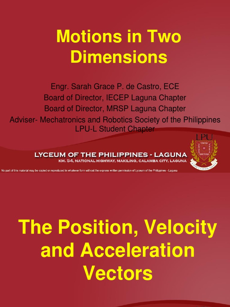Physics - Lesson3 - Vectors and Two Dimension | PDF | Science & Mathematics